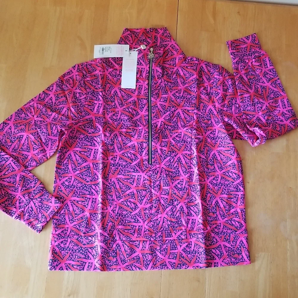 Lilly Pulitzer UPF 50+ Eleni Pullover, Size S